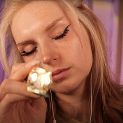 Mirrored Touching with Feathers