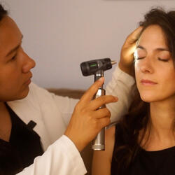 Vision Exam (Pupil Test, H-Test & Finger Counting)