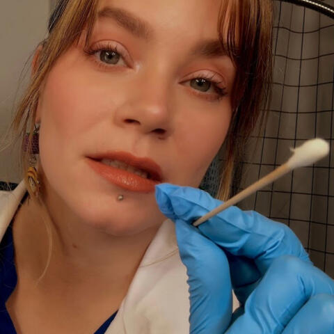 ASMR External Ear Exam And Cleaning