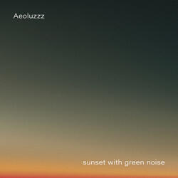 sunset with green noise