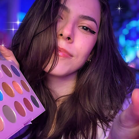 ASMR Friend Does Your Halloween Makeup