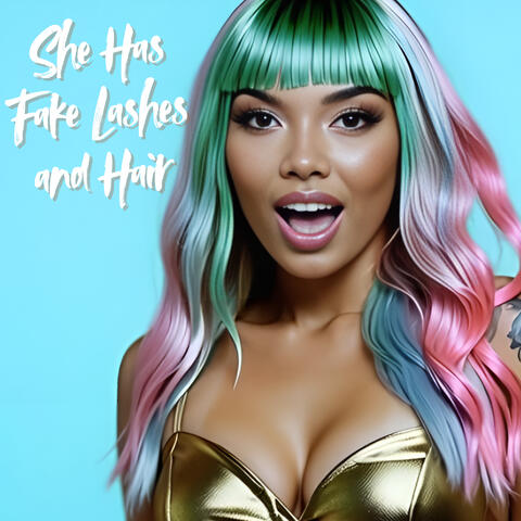 She Has Fake Lashes and Hair