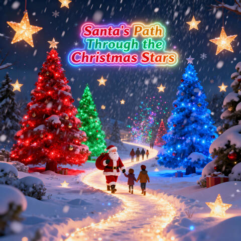 Santa’s Path Through the Christmas Stars
