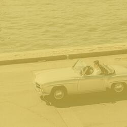 Mysterious Backdrops for Driving to Work