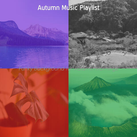 Funky Background for Autumn Mornings