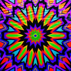 Vibrant Prism Paintbrush Sketching the Cosmos