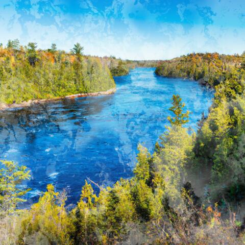 Twilight and the Rivers Reflection