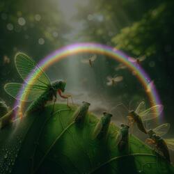 Bumblebee Buzzing Amidst the Blossoming Spring