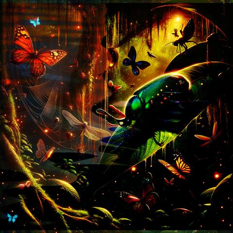 Cicada Chorus in the Twilight Jungle