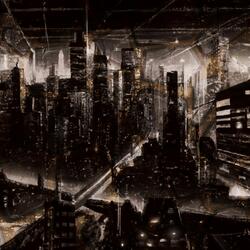 Techno Twilight in the Metropolis