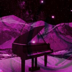 Snowy Serenity on Piano Strings