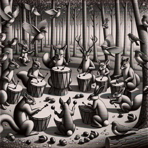 Woodland Rhythms Echoing Percussion Melodies