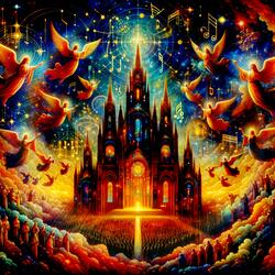 Beneath the Stained Glass Moon