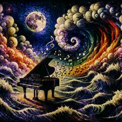 Piano Harmony under Clear Skies