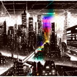 Techno Twilight in the Metropolis