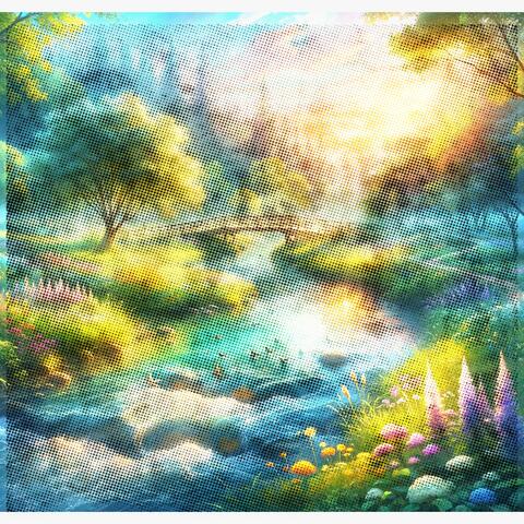 The Melodious Murmur of Dawn Kissed Rapids