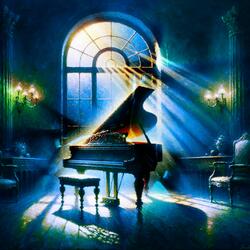 Harmonious Piano Embrace