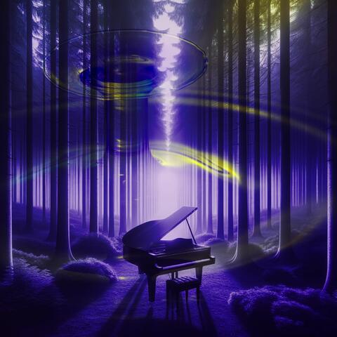 Starry Night Piano Reflections