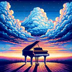 Piano Echoes in the Sky
