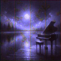 Piano Echoes in the Study