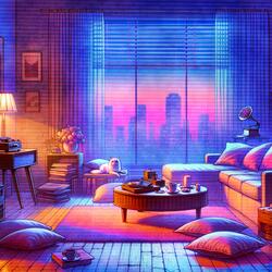 retro rhythm in the lounge