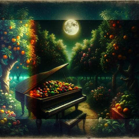 Peach Sunset Piano Vibrations