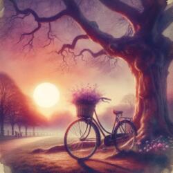 pokemon cards in our bike spokes