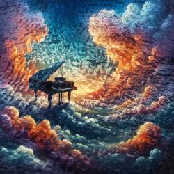 Piano Echoes through the Sky