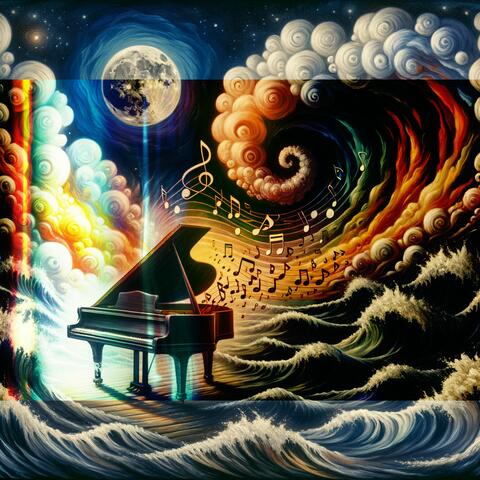 Piano Reflections in the Sky