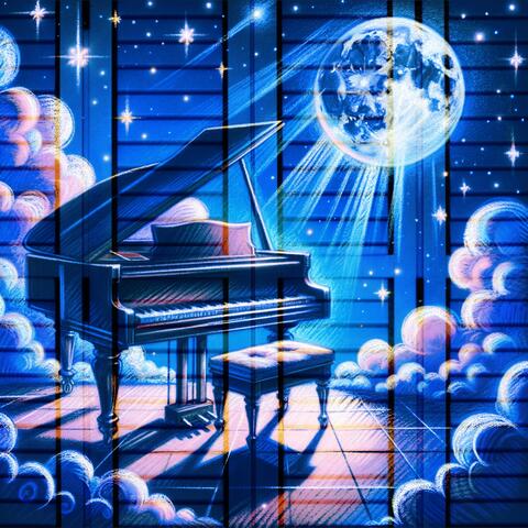 Harmonic Piano Waves for Midnight Drift