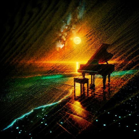 Energetic Piano Echoes for Focus