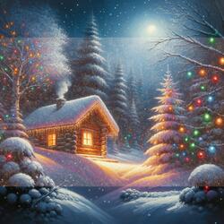 Cocoa Whispers in the Winter Mist