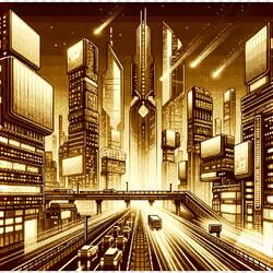 Under the Glowing City Lights