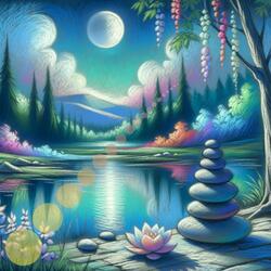 Meditation on the Mountain Peak