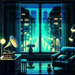 retro rowhouses rhythm