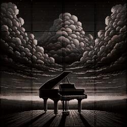 Cloudy Piano Serenity