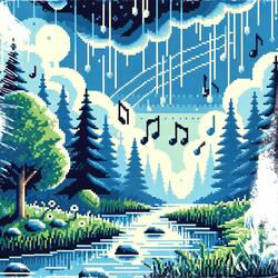 Echoes of Falling Droplets