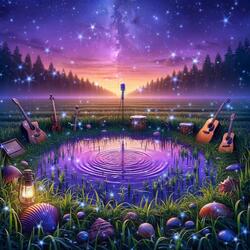 Beneath the Canopy of Cascading Droplets