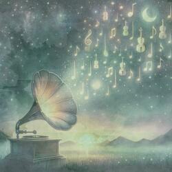Moonlit Serenade in Sapphire Dreams