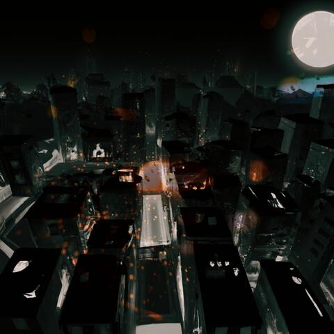 Neon Snowfall Symphony