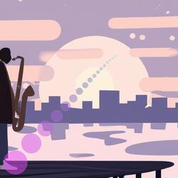 Dancing Shadows on the Garden Wall