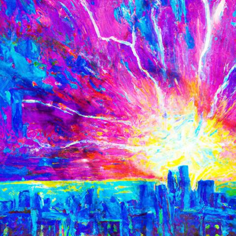 Glittering Grooves of a Color Shifting Sky