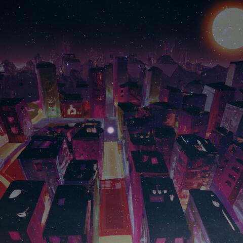Midnight Ride in Fluorescent Flurries
