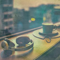 Poetry of Raindrops on Concrete