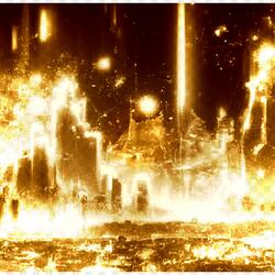 Cosmic Echoes Dancing on the Neon Horizon