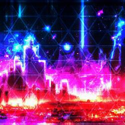 Sonic Waves Across The Metropolis Skyscrapers