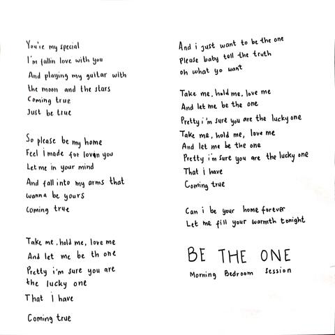 be the one