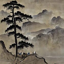 青松落色