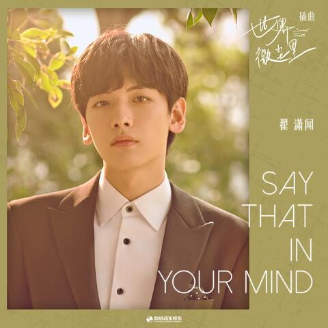 Say that In Your Mind