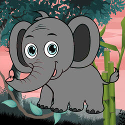 Funny Elephant Paw